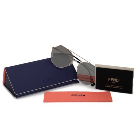 Fendi Grey Eyeline Pilot Sunglasses - Picture 5 of 5